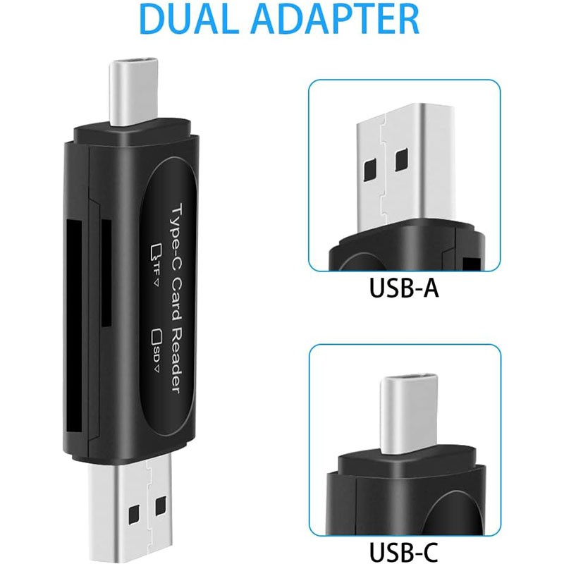 Card Reader USB 3.0 To SD Micro TF Memory Card Adapter PC Laptop Accessories Lot
