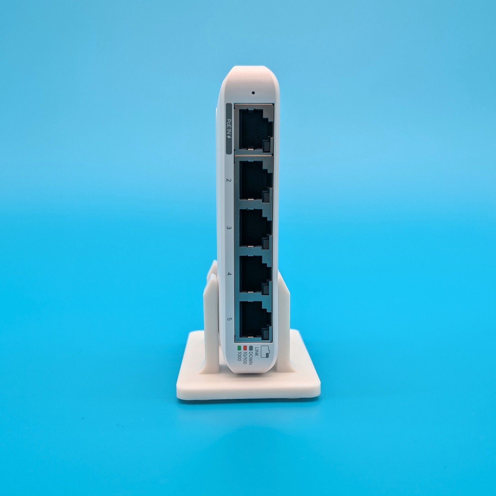 Stand for UniFi Flex Mini with Silicone Feet – Black or White PETG