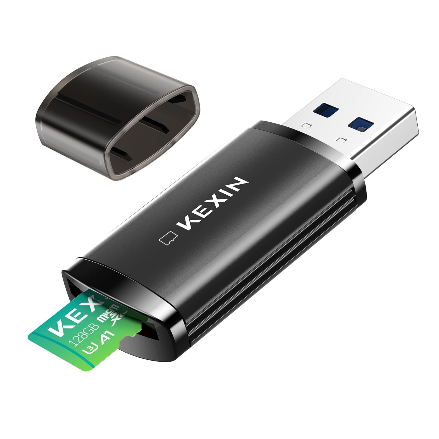 SD Card Reader USB 3.0 Micro SD Card Reader Plug and Play 5Gbps Speed SD Card…