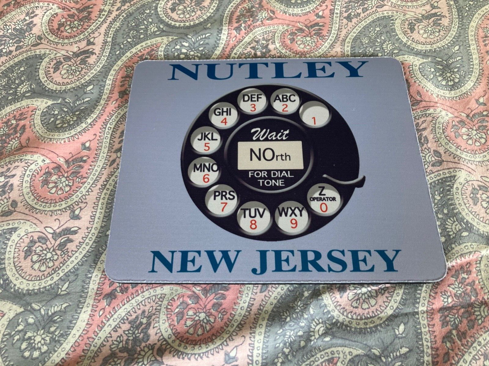 Nutley New Jersey Rotary Telephone Mouse Pad (Limited Supply)