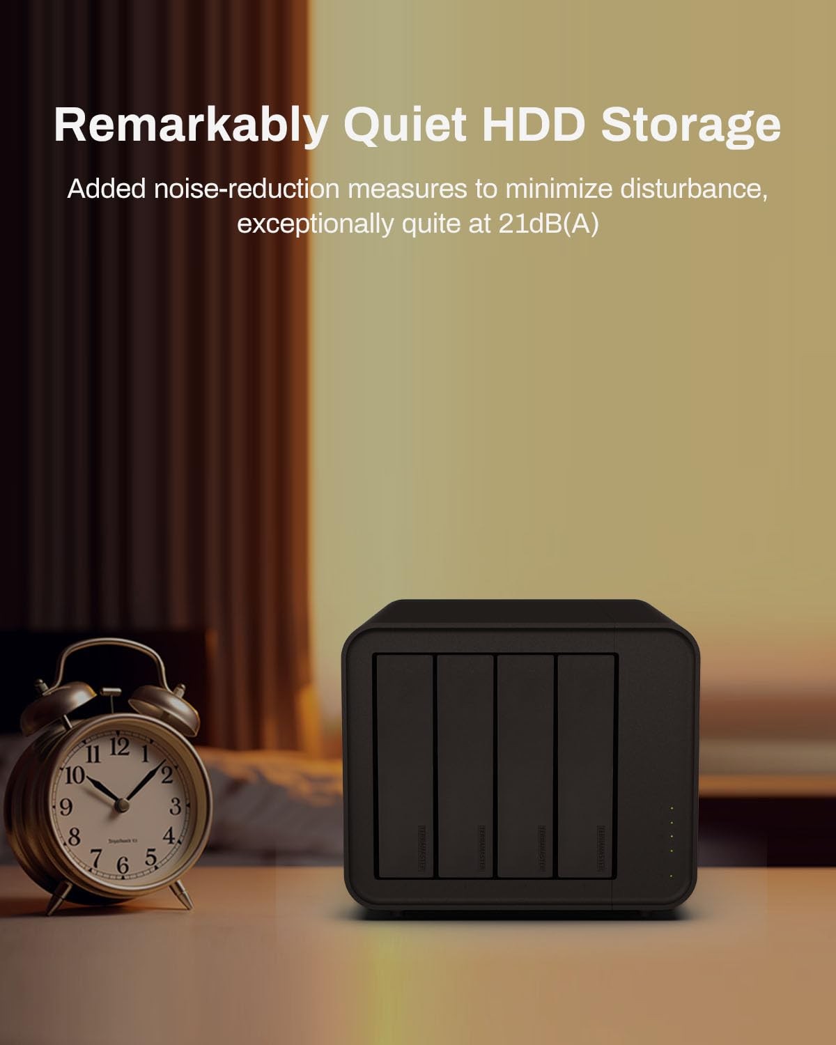 TERRAMASTER D4-320 External Hard Drive Enclosure – 222 x 179 x 154 mm, Black