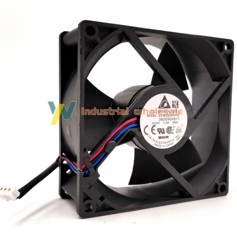 1PC brand new Delta EFB0924HHE 9038 24v 0.30A 9CM converter Cooling fan new