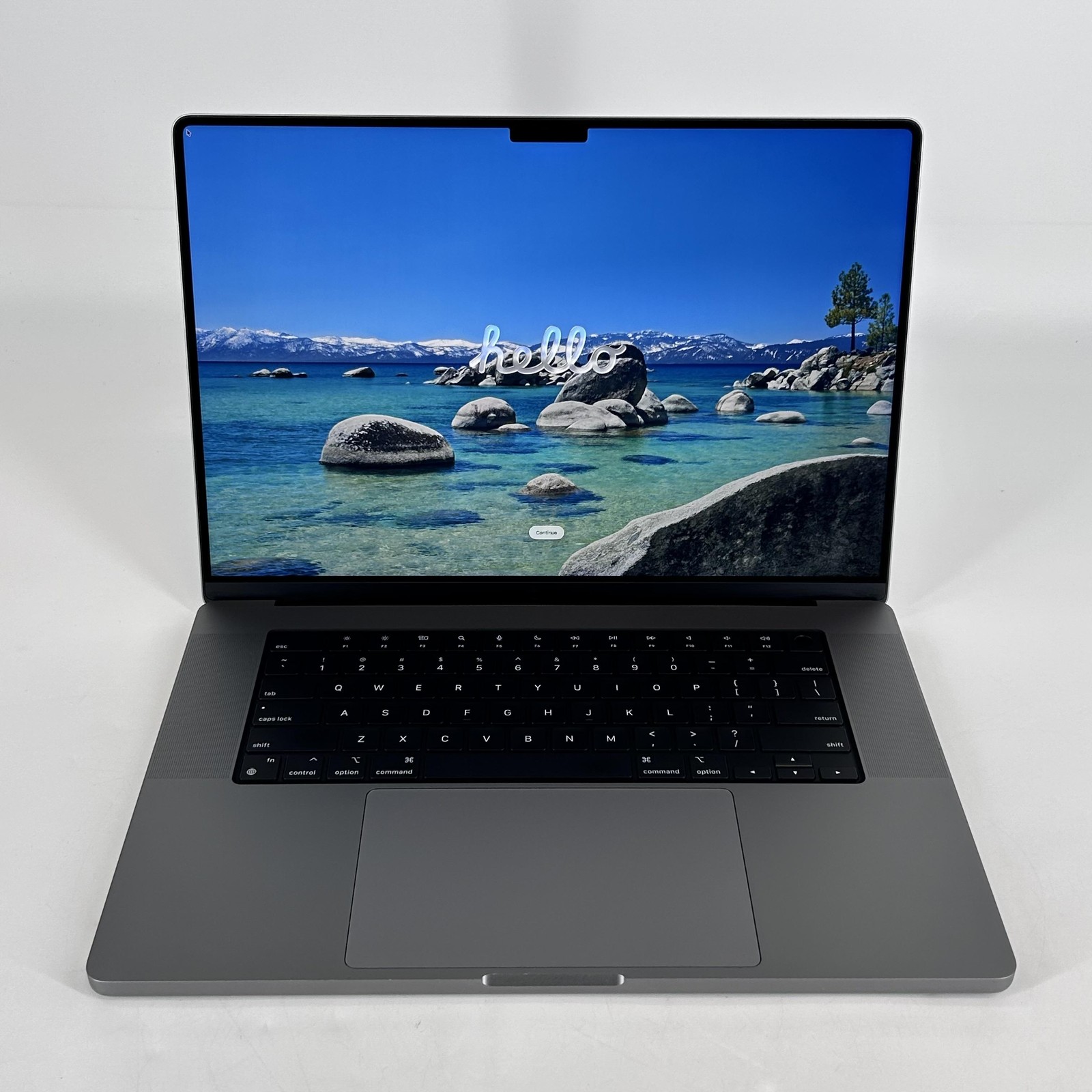 MacBook Pro 16 Space Gray 2021 M1 Max 10-Core CPU 32-Core GPU 64GB 4TB Pink Hue