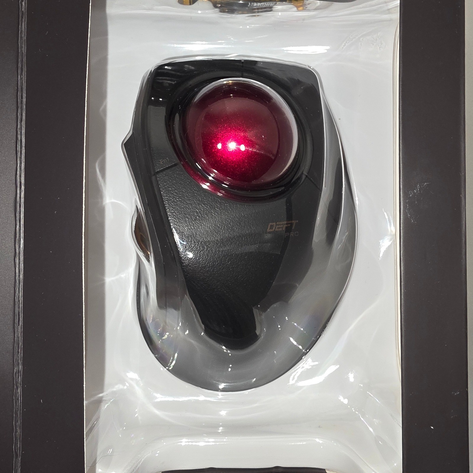 Elecom Deft Pro Wired Wireless Bluetooth Trackball Mouse M-DPT1MRBK Black
