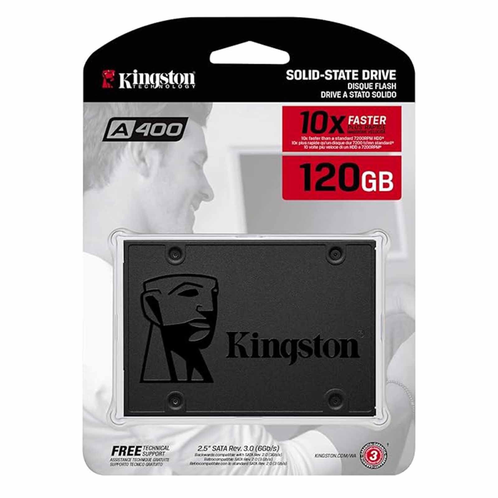 Kingston SSD A400 2.5 inch Solid State Drive 120GB 240GB 480GB 960GB SATA 3 Lot