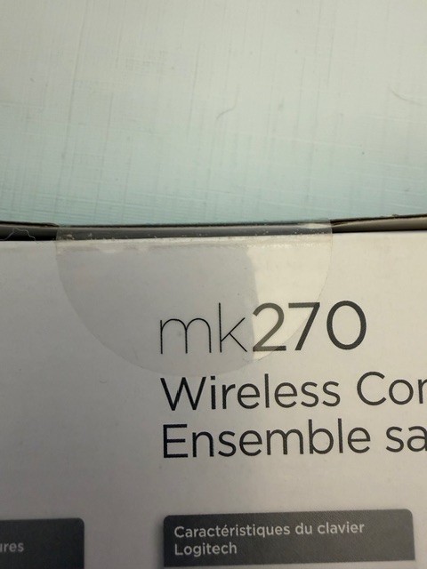 Logitech MK270 Wireless Keyboard Mouse Combo NEW Factory Sealed USB