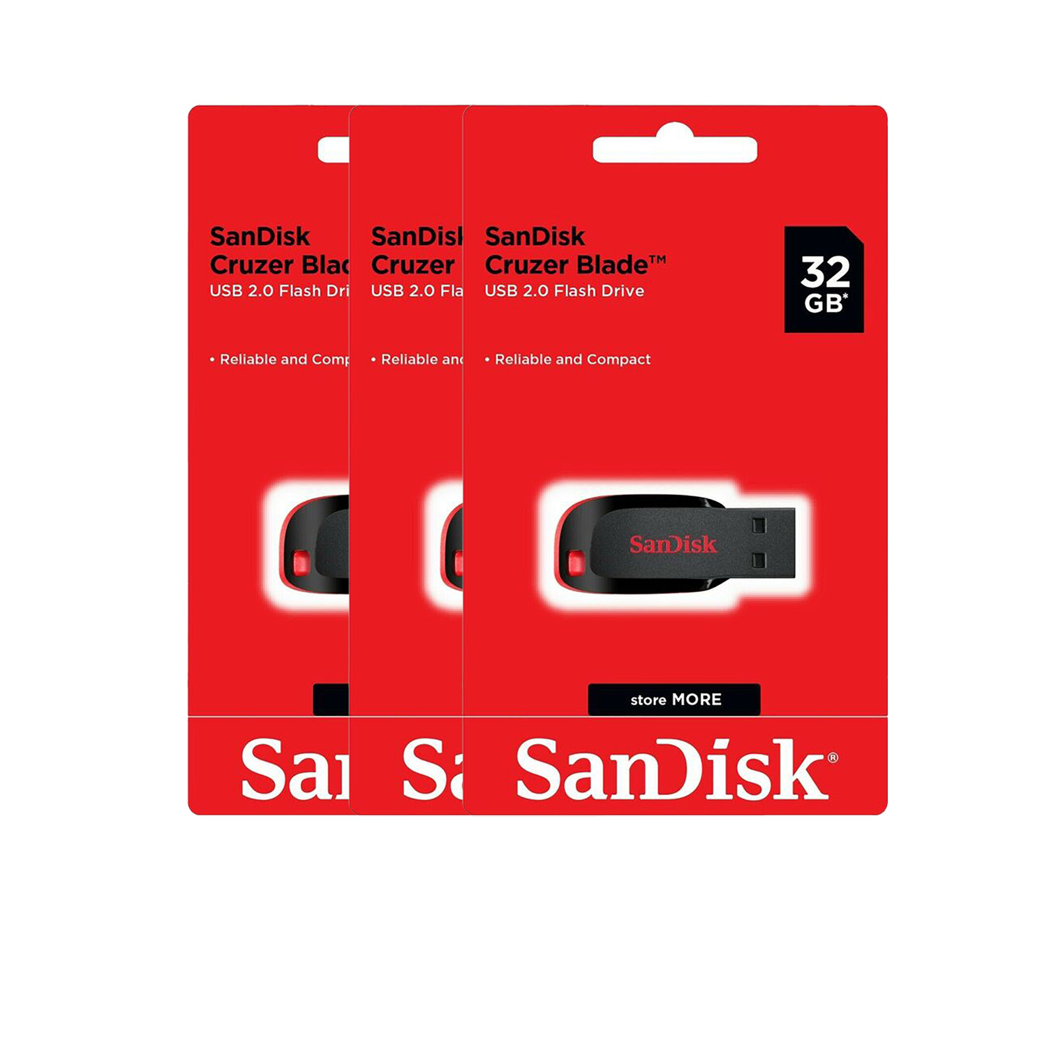 SanDisk Cruzer Blade 32GB USB Flash Drive SDCZ50-032G