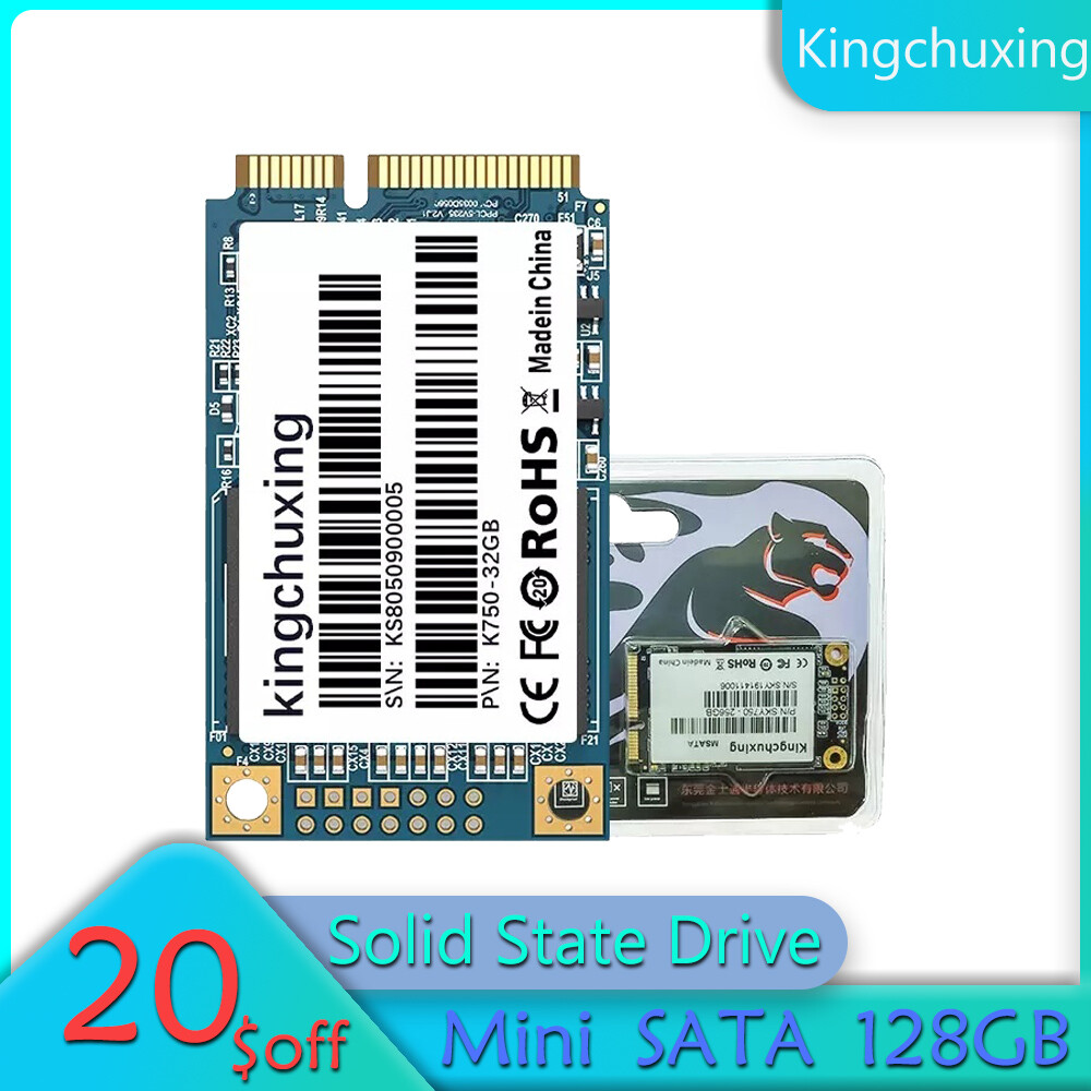 Kingchuxing 128GB mSATA III SSD Internal Solid State Hard Drives Laptop 550MB/s