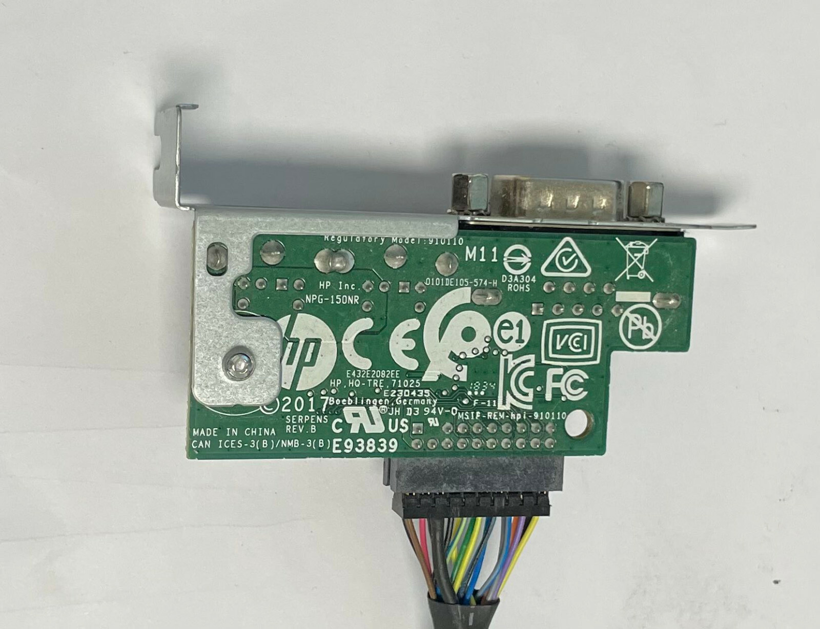 HP Serial Port Card ProDesk EliteDesk 400 600 800 G3 G4 G5 SFF 902760-002