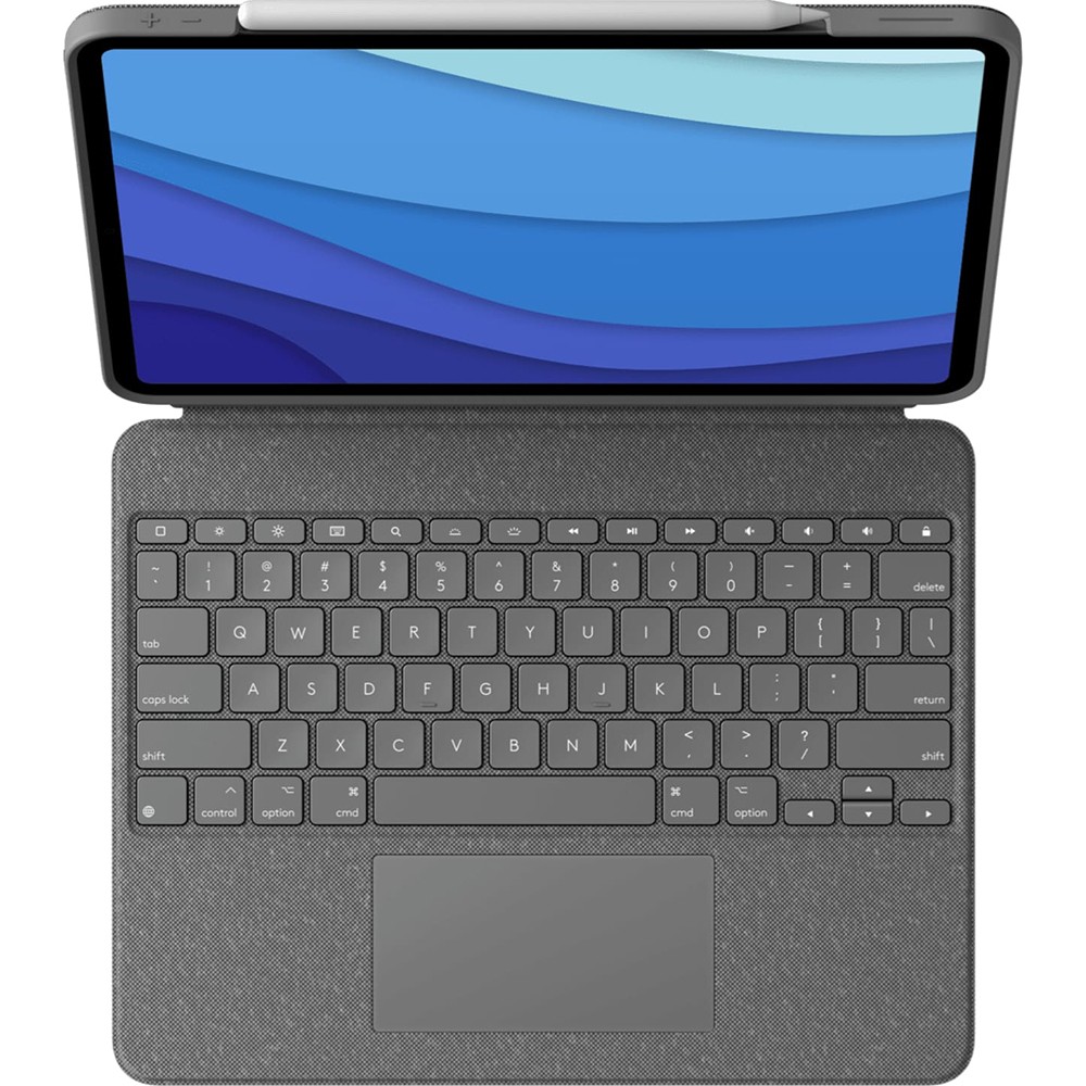 Logitech Core Combo Touch Backlit Keyboard Case for iPad Pro in Oxford Gray – 92