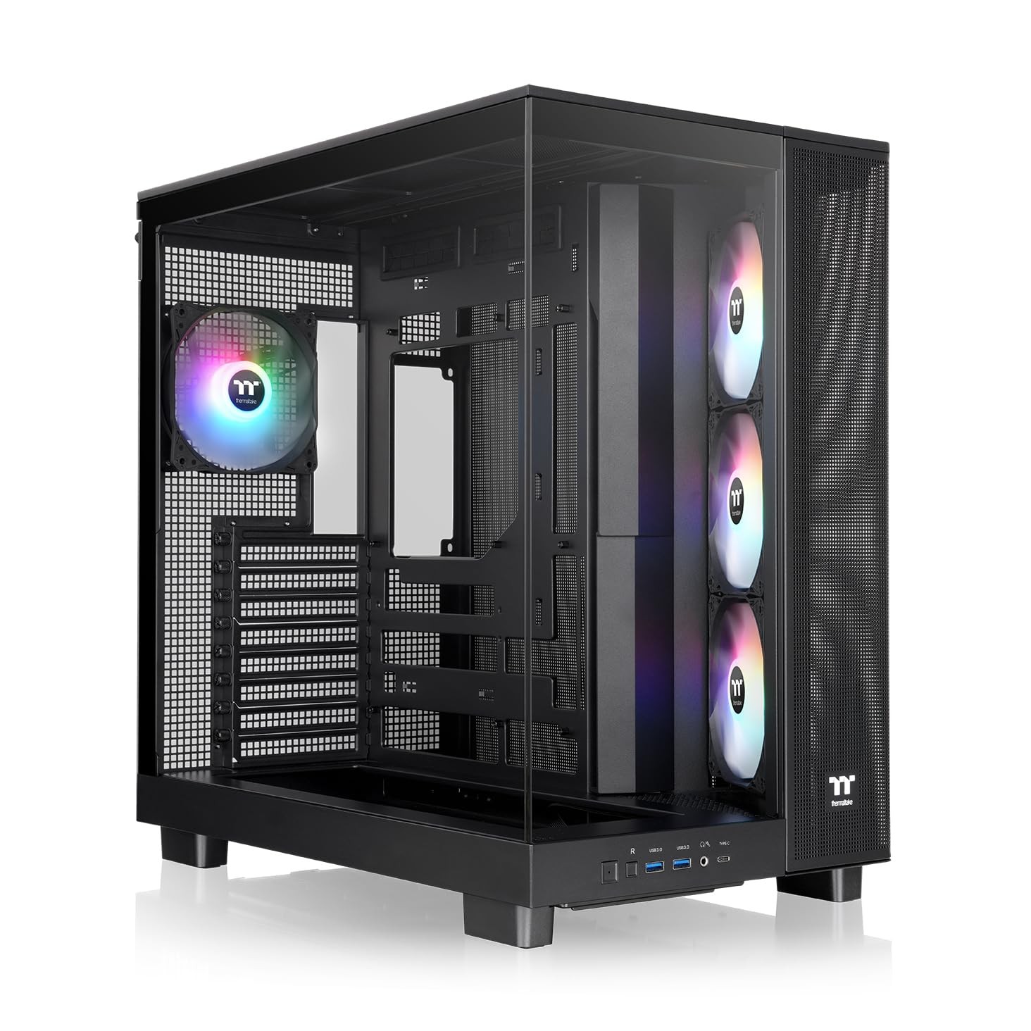 Thermaltake View 380 XL TG ARGB; 4x120mm ARGB Lite Fans Included; 360mm Black