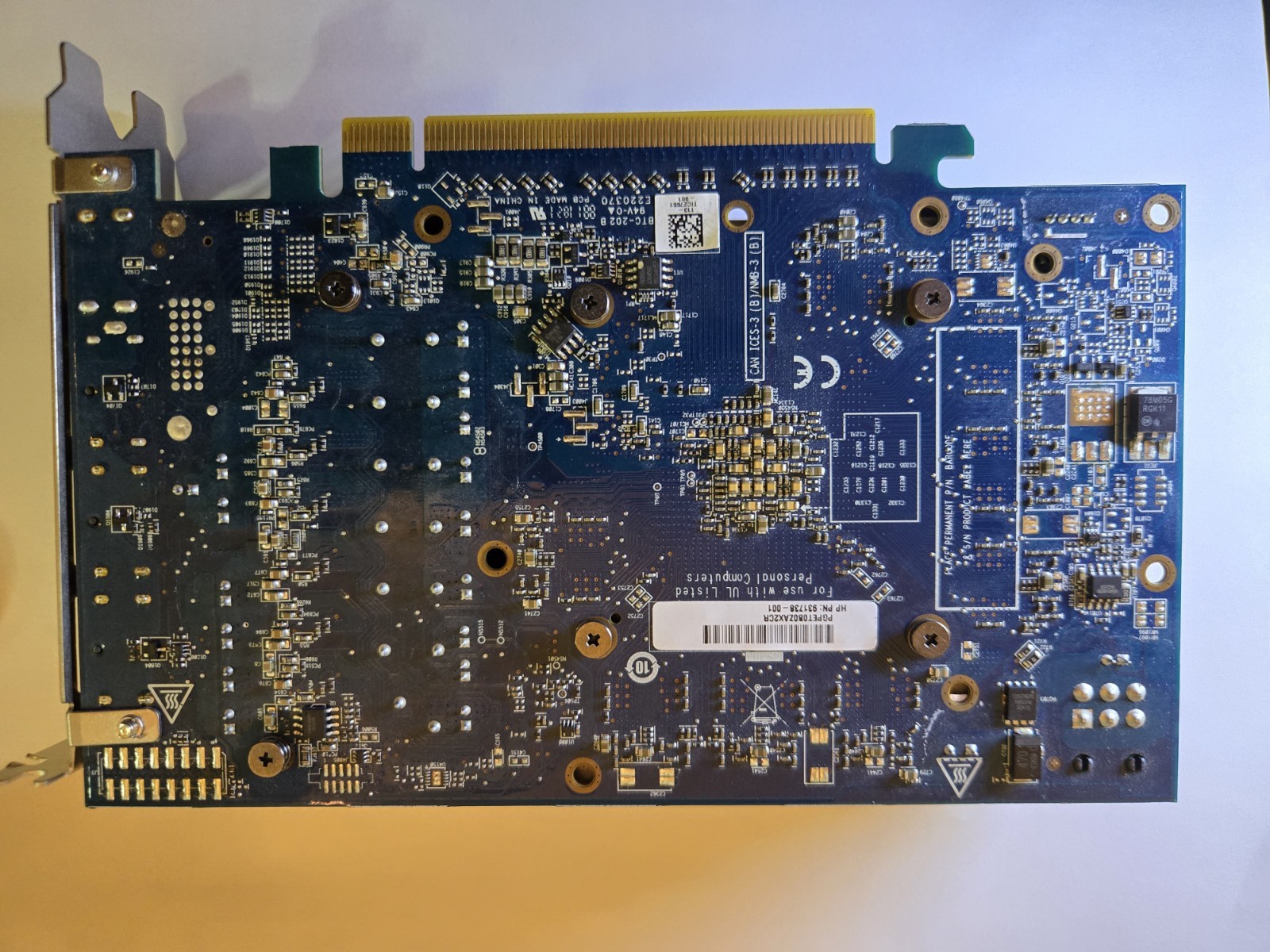 HP AMD RX 580 4GB GDDR5 PCI-Express 3.tii
