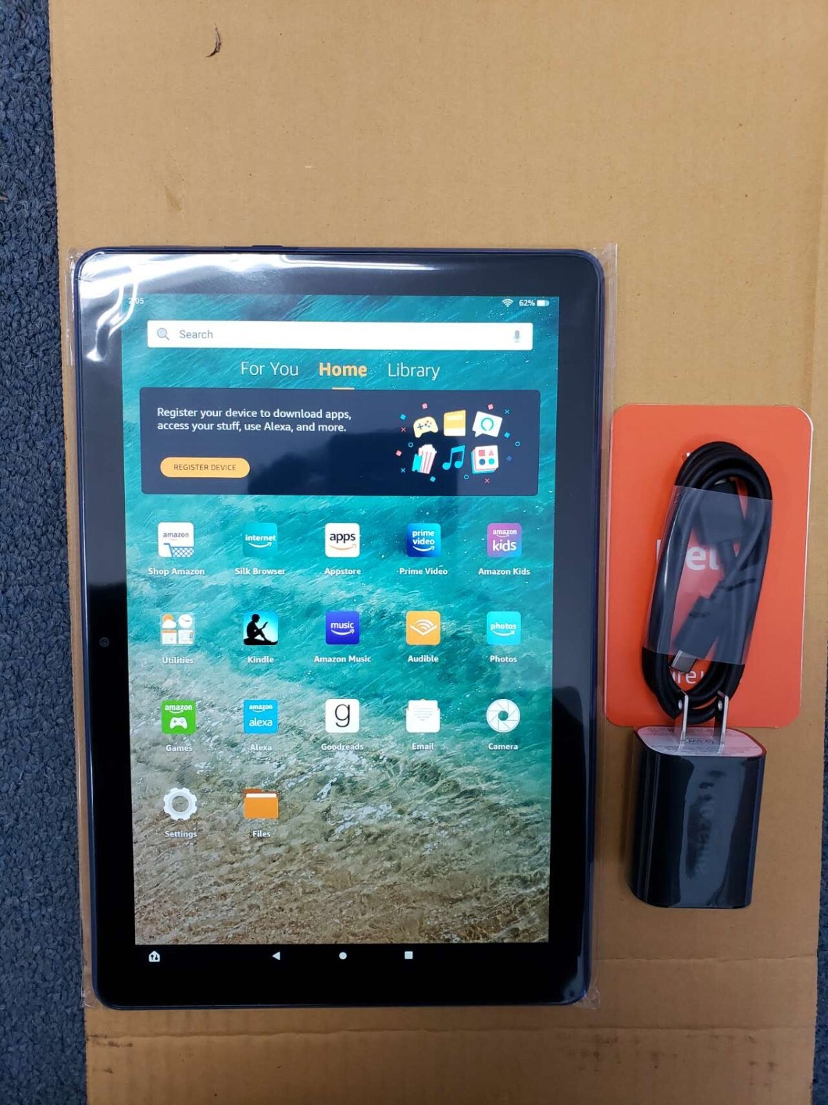 Amazon Fire HD 10 Tablet 10” Display 32GB 64GB (11th Gen) denim lavender