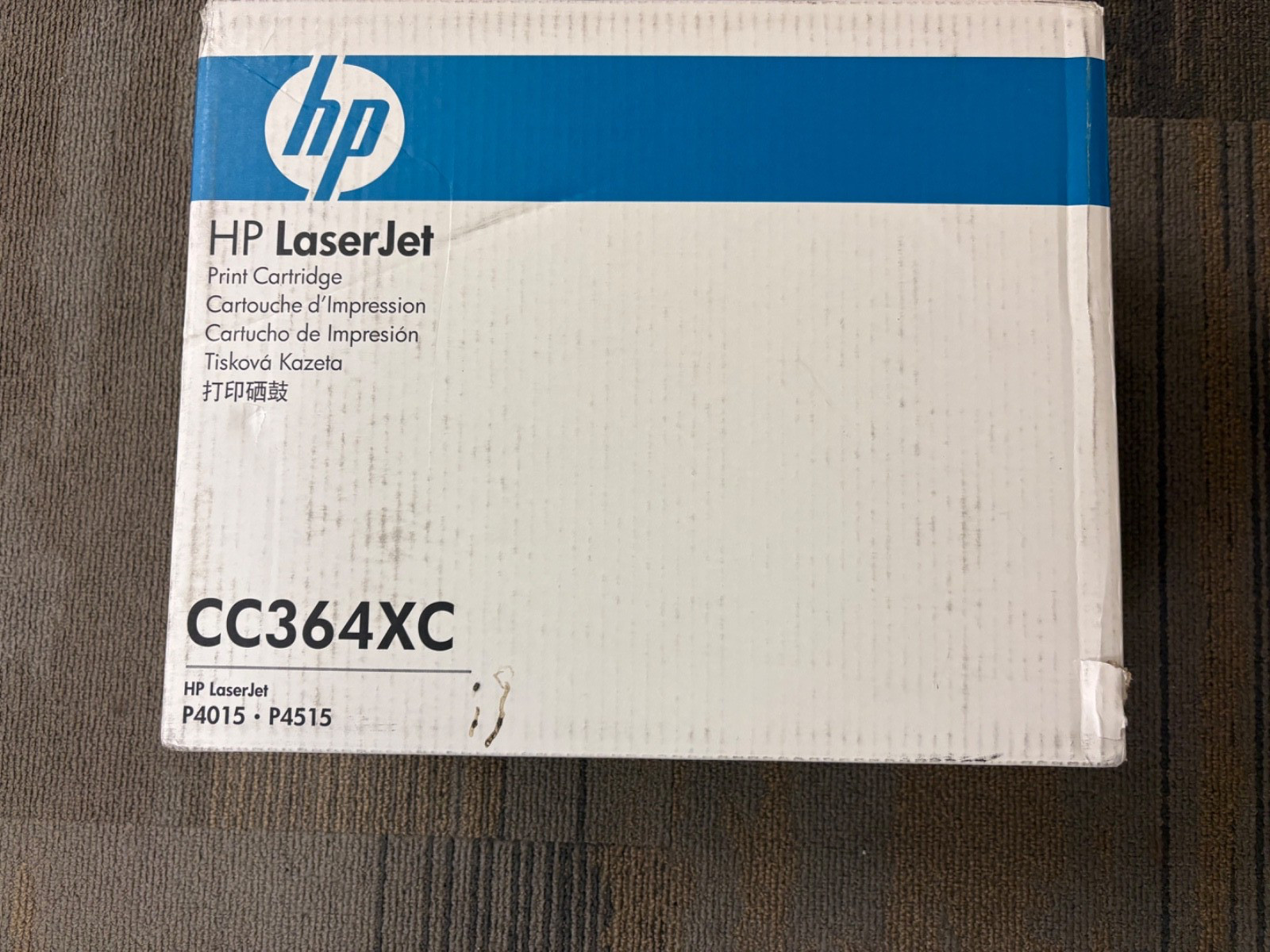 NEW SEALED BOX HP CC364XC LaserJet Print Cartridge BLACK SEE NOTES