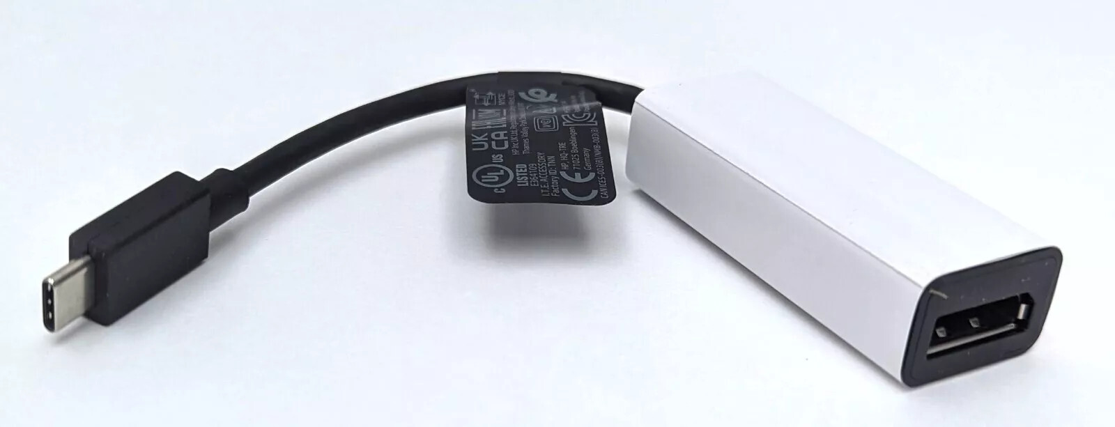 HP USB-C To DisplayPort Adapter DP 1.4 N23096-001 N25155-001 6M148A6#ABA NEW