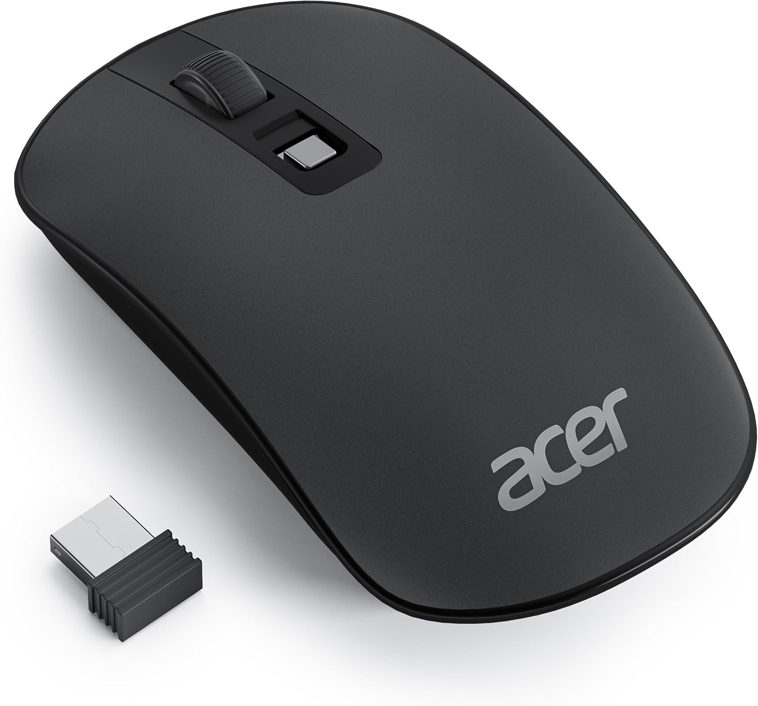 Acer Computer Mouse Wireless, 2.4G Slim USB Wireless Mice with USB Receiver, Sma