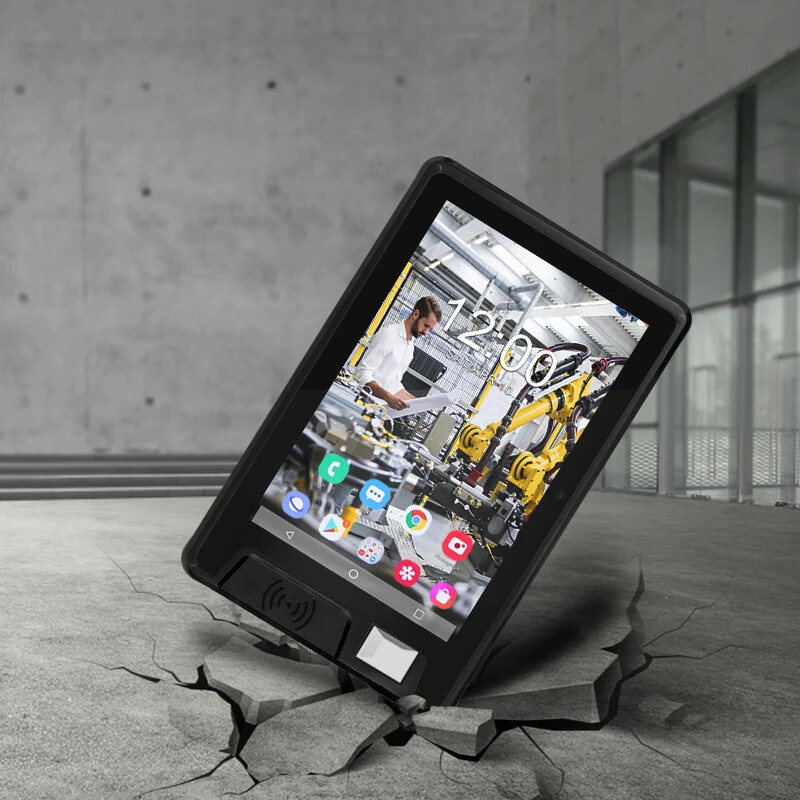 Industrial 10 Inch Wall Mount 4g Tablet Rugged Fingerprint Tablet Terminals
