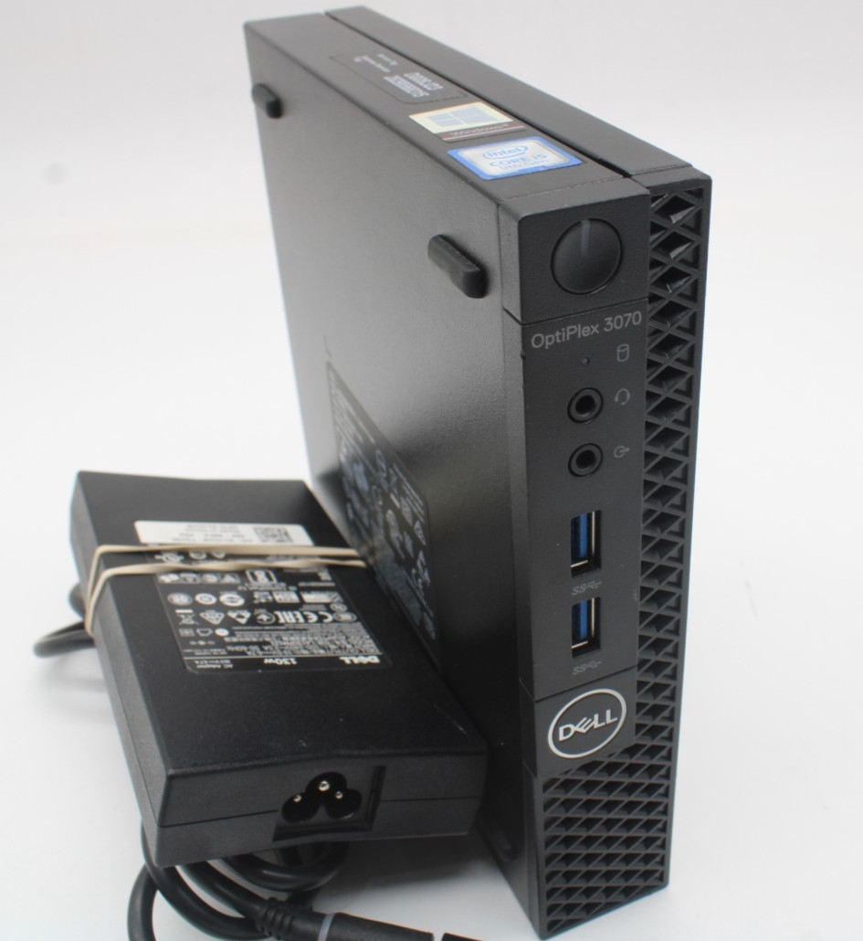 Dell Optiplex 3070 MFF PC – W11 Pro, 256GB NVMe, 16GB RAM, Intel Core i5-9500T