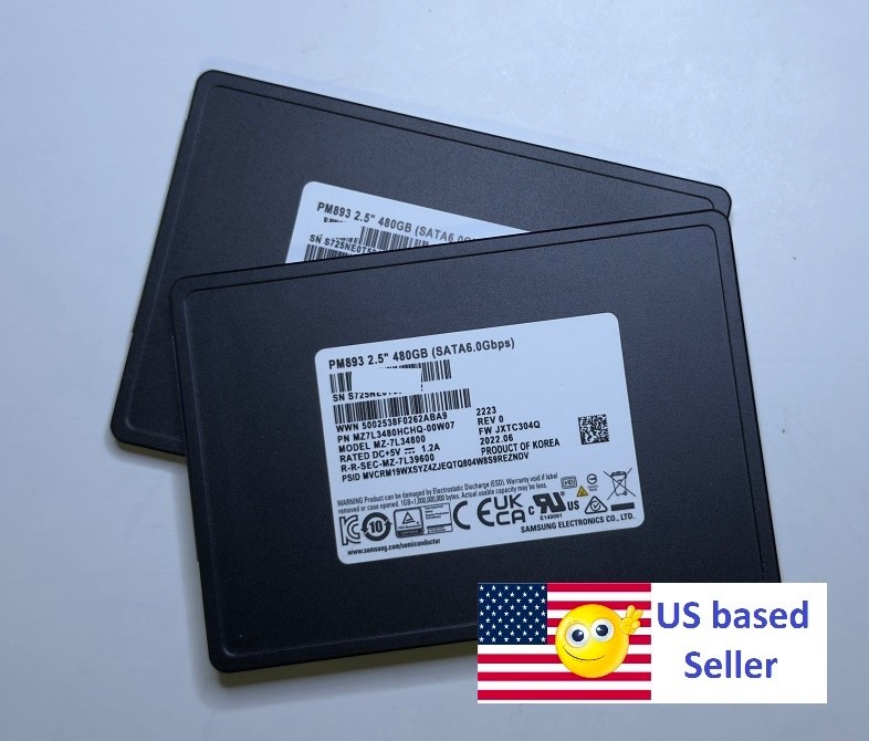 🔥🔥- HOT -🔥🔥 – SAMSUNG PM893 480GB SSD 2.5″ SATA 6Gb/s (MZ-7L34800)
