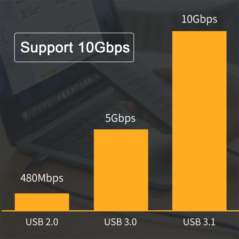 90 Degree Up Down Angled Type-C USB-C Male to Male .1 10Gbps 100W Data Cable …