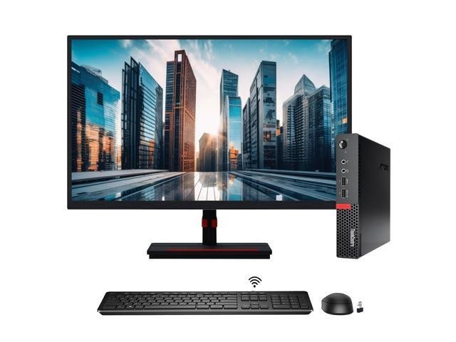 Lenovo Mini Tiny Micro Desktop PC i7 up to 32GB RAM 1TB SSD 24″ Monitors Win11