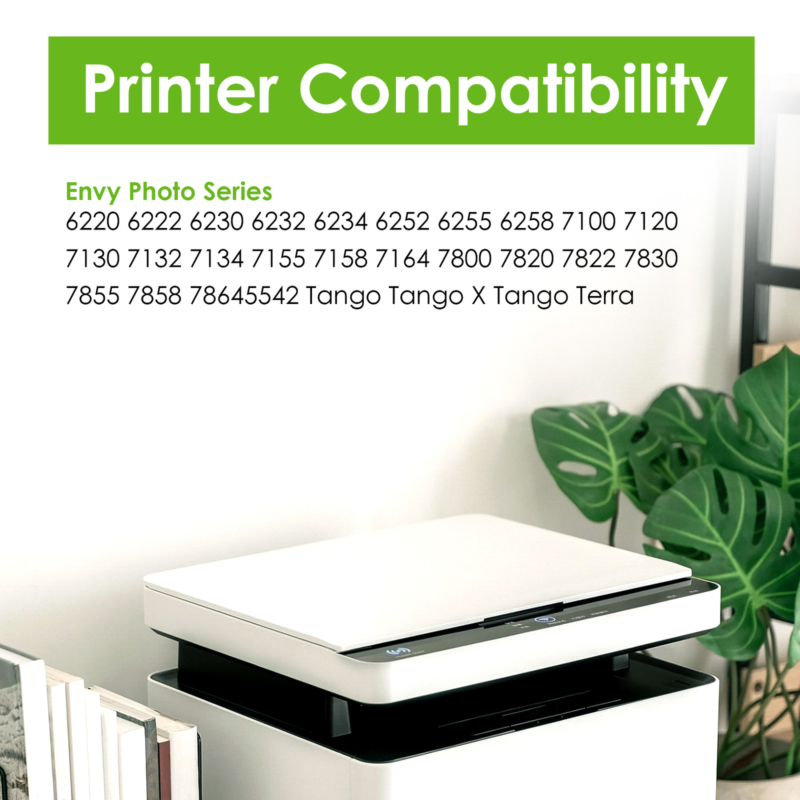 2PK 64 XL 64XL Black Color Ink Printer for HP Envy 7830 7155 7158 7855 7858 6200