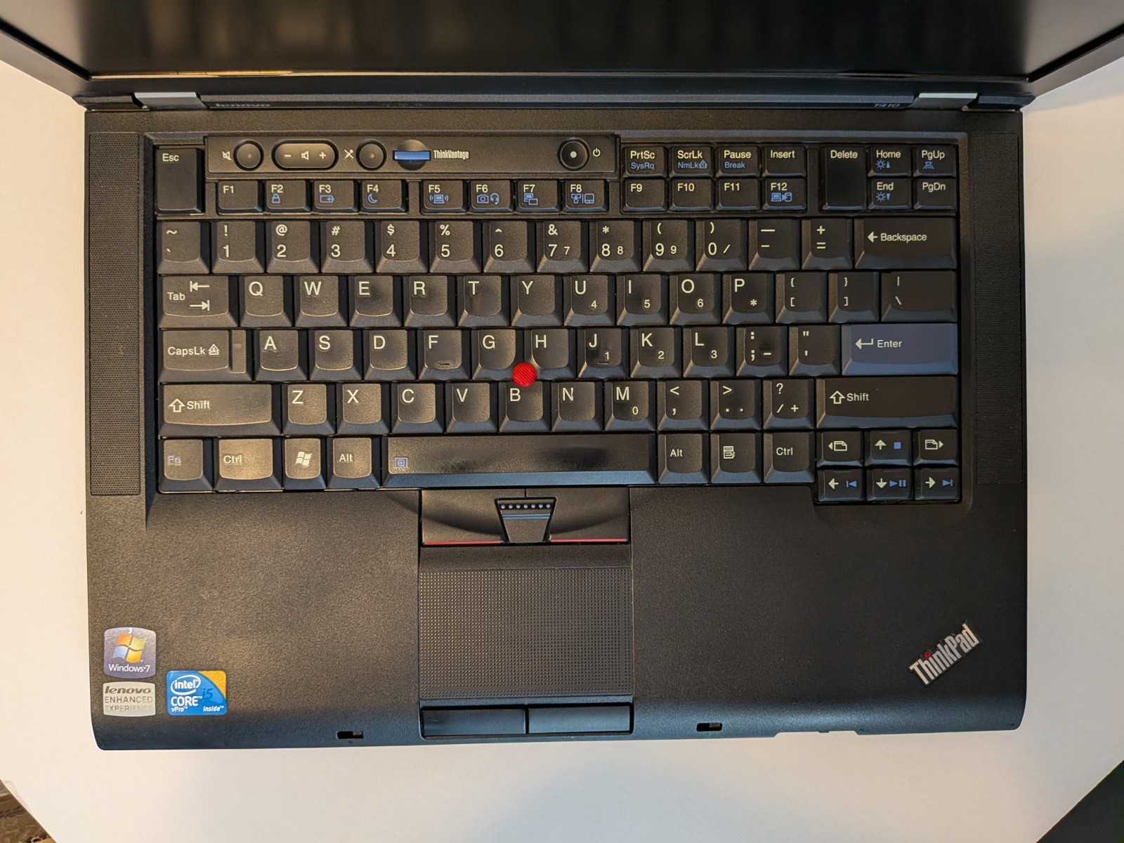 Lenovo Thinkpad T410 Laptop i5-M520 2.5gb ram 500gb HD TESTED NEEDS BATTERY