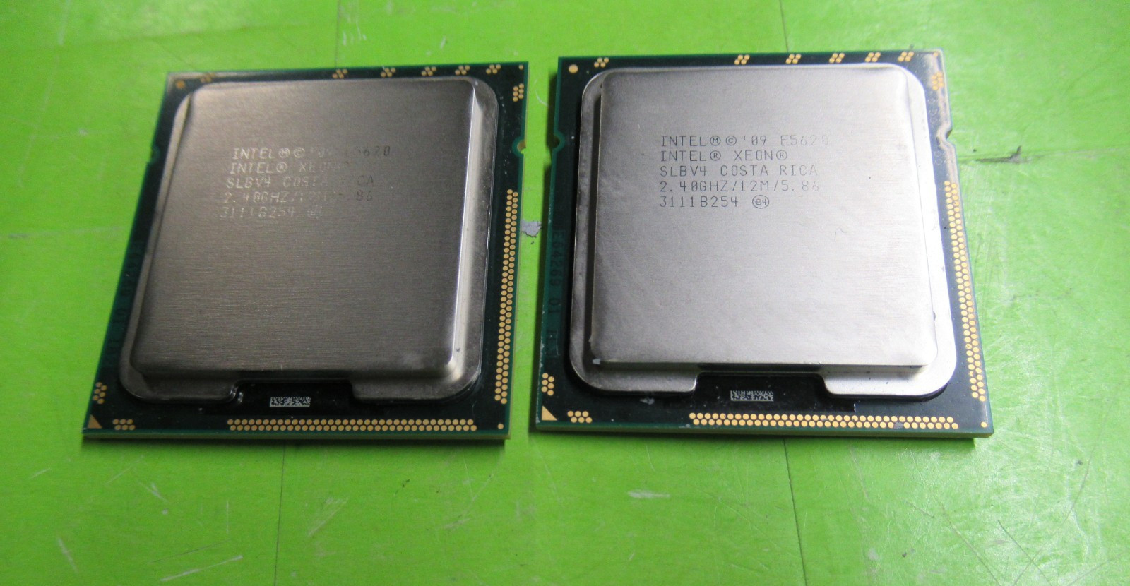 Lot of 2 Intel Xeon E5620 (SLBV4) Quad Core CPU Processor 2.4GHz 12MB LGA 1366