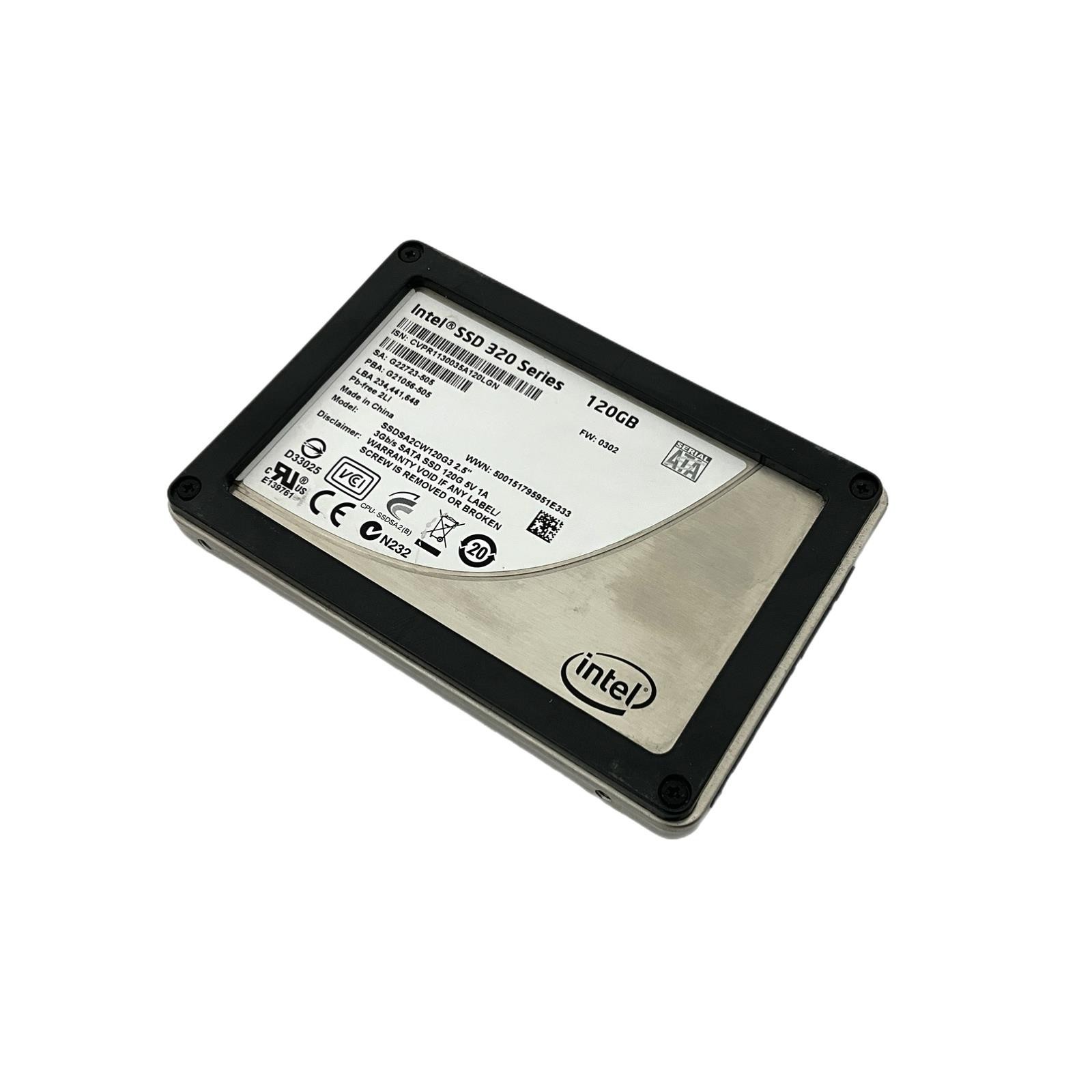 Intel 120GB SATA SSD 2.5″ MLC SFF Enterprise Solid State Drive 3Gbps 38K IOPS