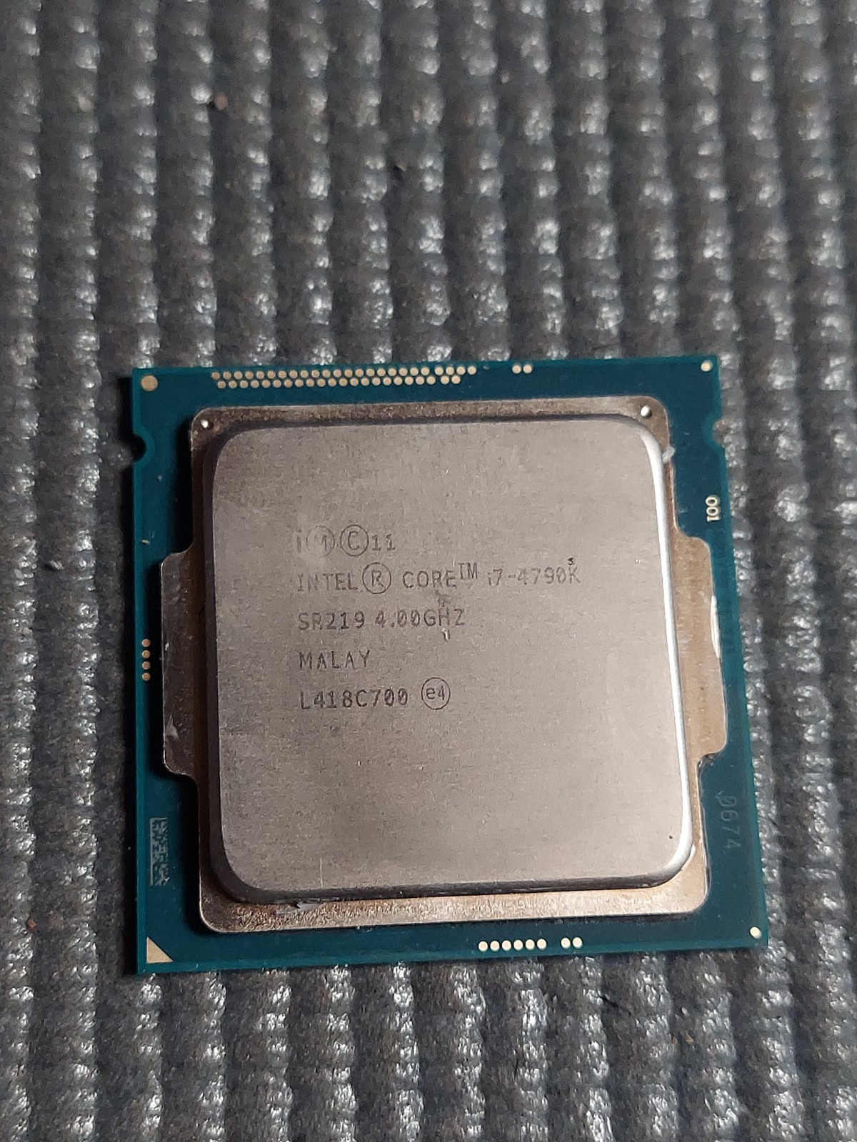 Intel Core i7-4790K 4-Core 4.00GHz LGA1150 CPU Processor SR219
