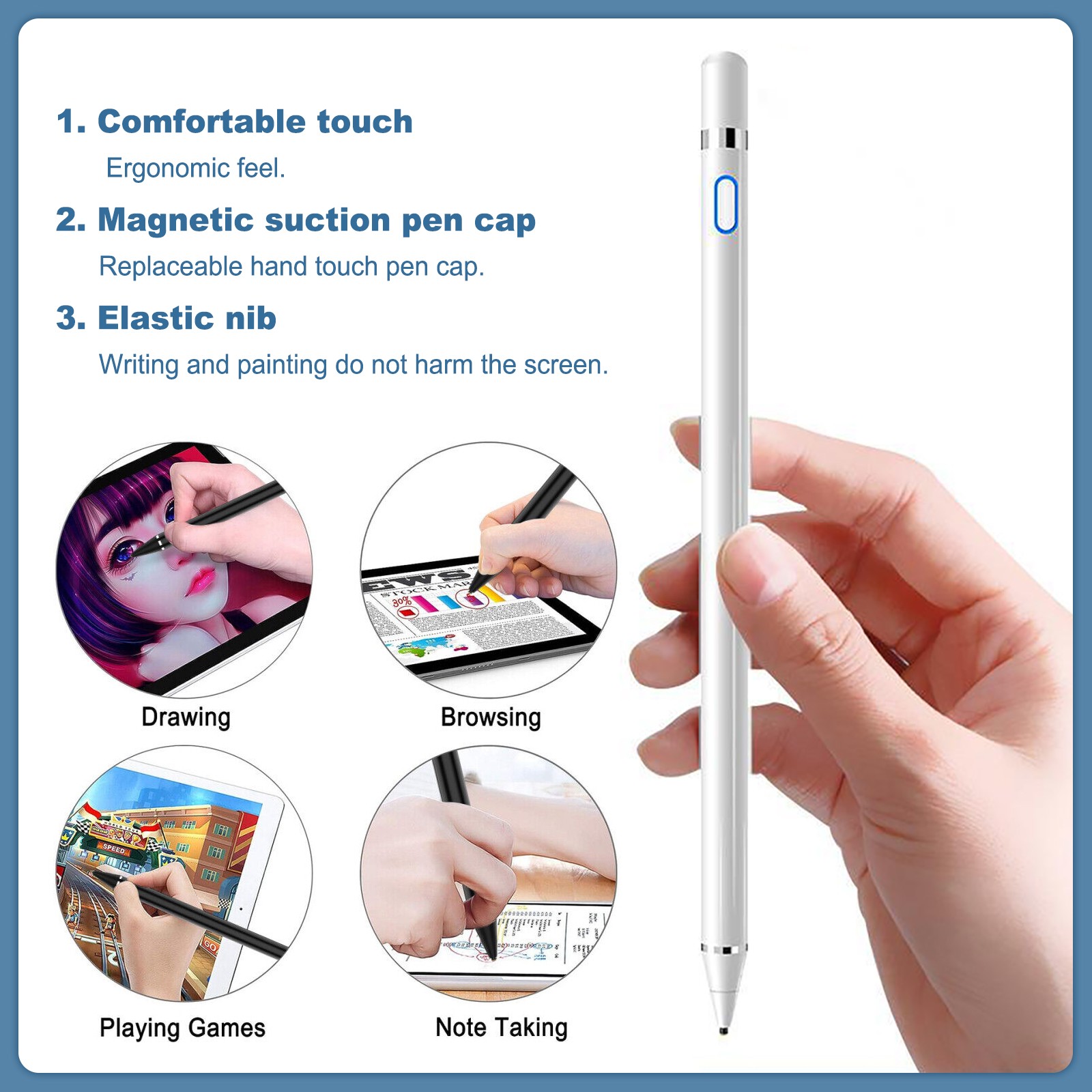 Universal Stylus Pen Pencil for Apple iPad iPhone Android Samsung Tablet / Phone