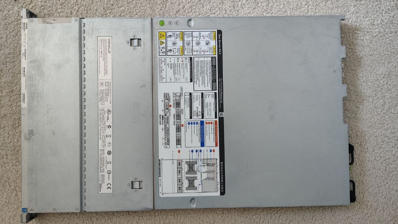 Sun Oracle X4-2 Server 2xXeon E5-2697 v2 2.70GHz, 128Gb RAM, 2x146GB HDD TESTED!