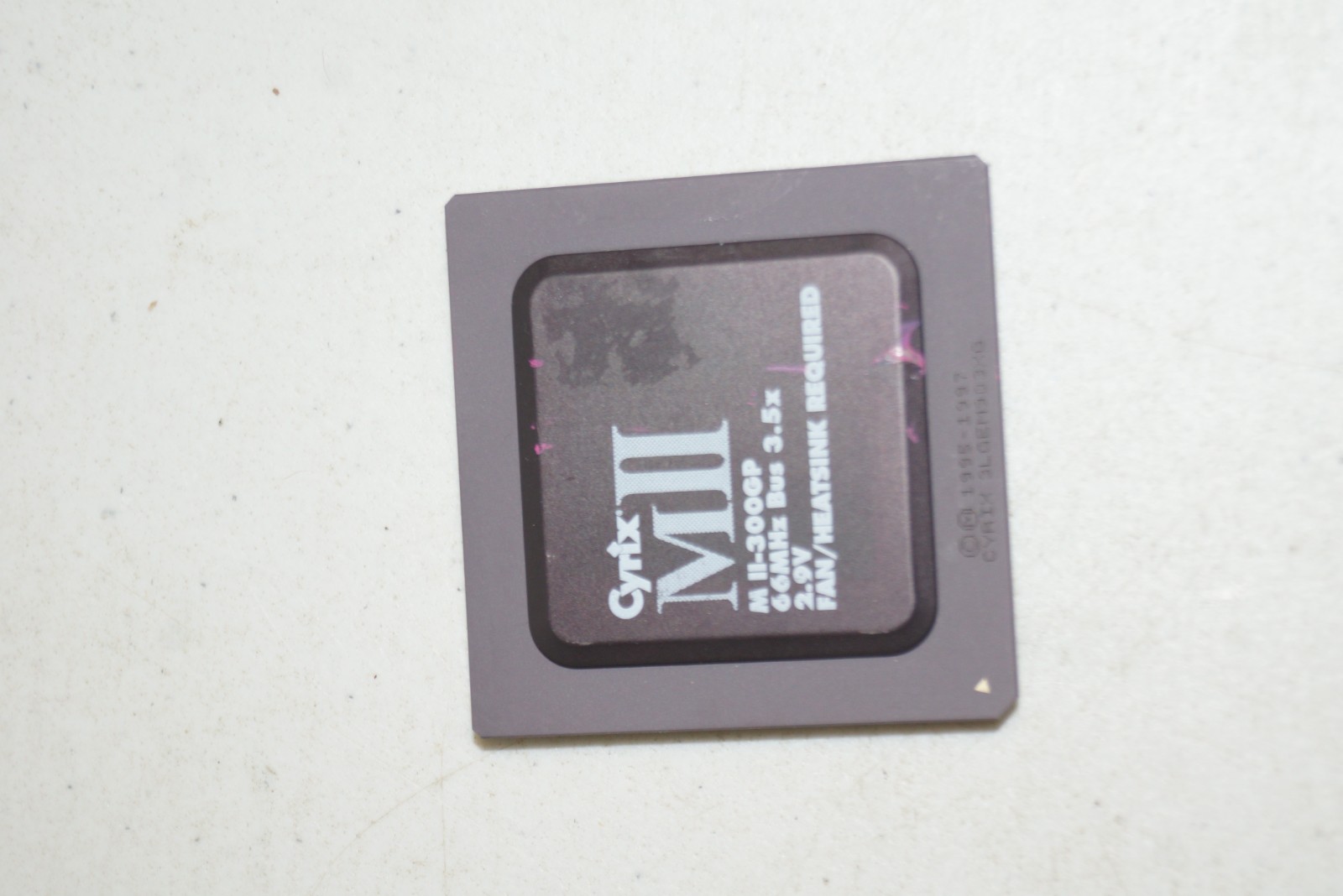 Cyrix CPU MII -300 GP 66mhz bus 3.5×2.9v