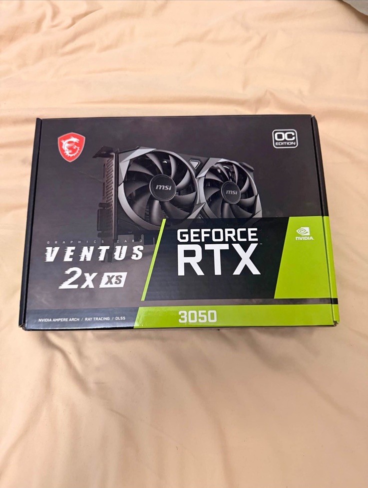 MSI Gaming GeForce RTX 3050 8GB Ventus 2X XS GDRR6 Torx Twin OC Graphics Card