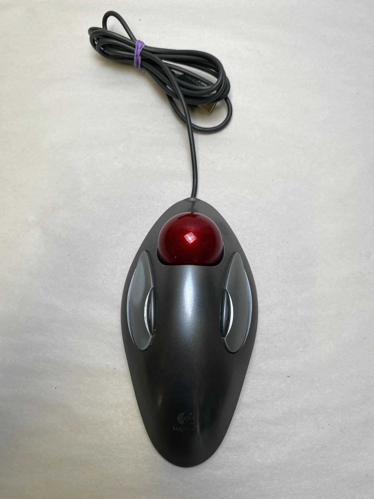 Logitech T-BC21 Trackman Trackball USB Mouse Marble Ball 810-000767