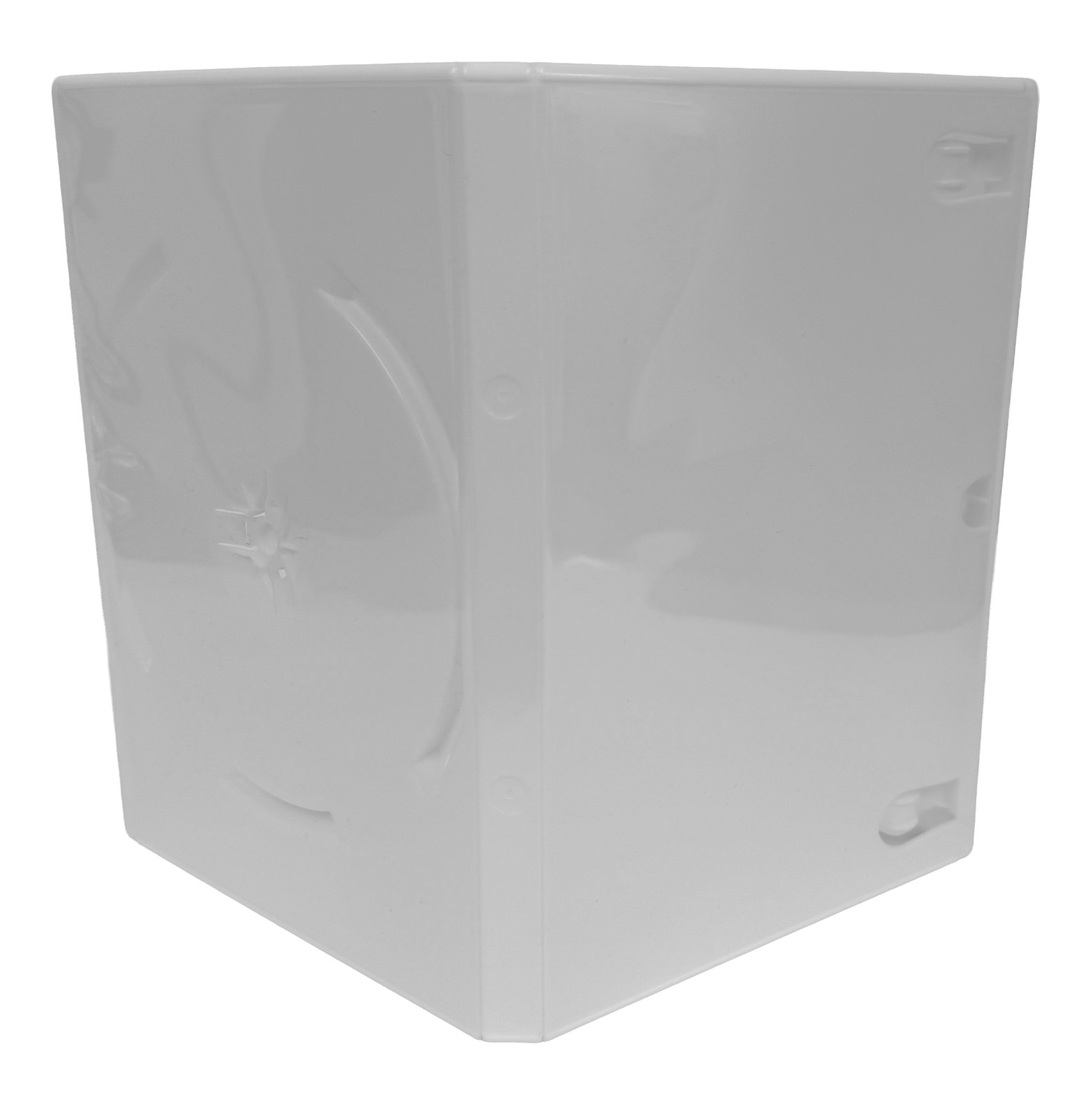 STANDARD Solid Glossy White Color Single DVD Cases Lot
