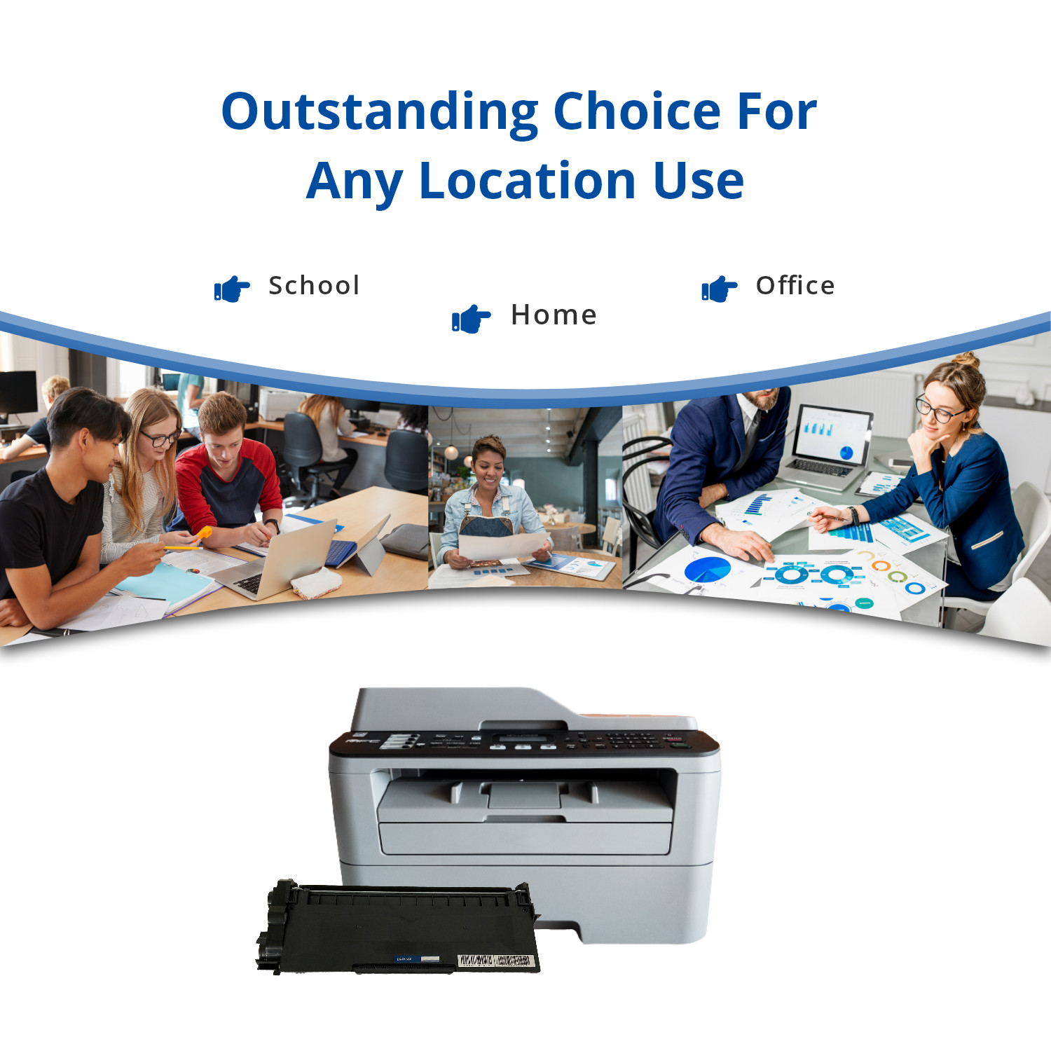 Compatible High Yield TN660 TN630 Toner Cartridge for Brother DCP L2700DW Black