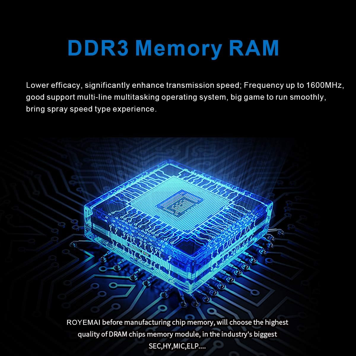8GB Kit (2X4GB) DDR3 1600Mhz PC3-12800U 4GB 2Rx8 240-Pin Dimm CL11 1.5V Desktop
