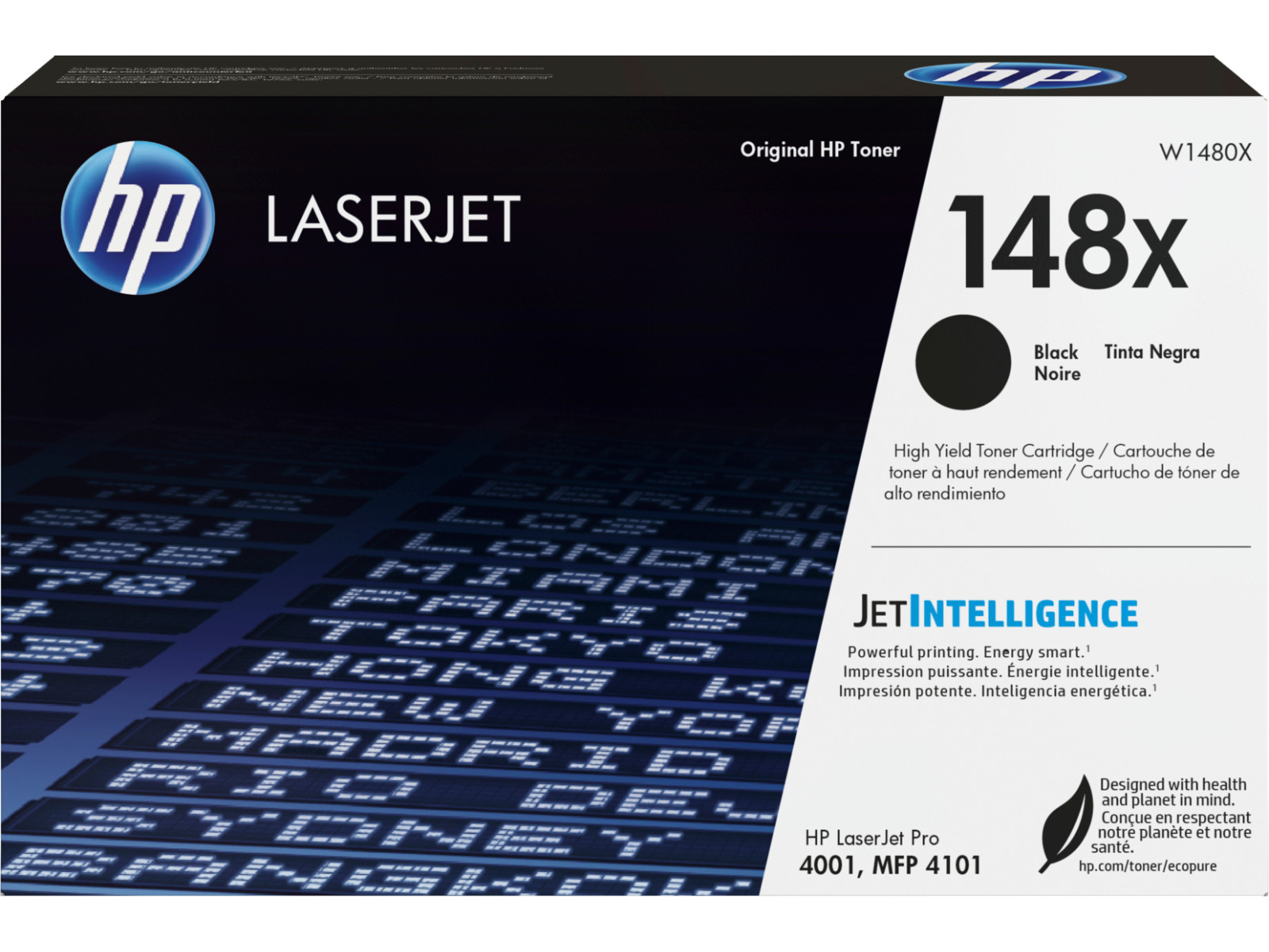 HP 148X Black High Yield Toner Cartridge (W1480X) – Genuine